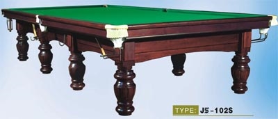 12 fod Snooker bord, Mahogny